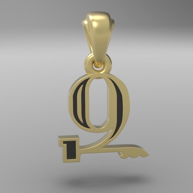 Decorative Letter Z 3D print model_18
