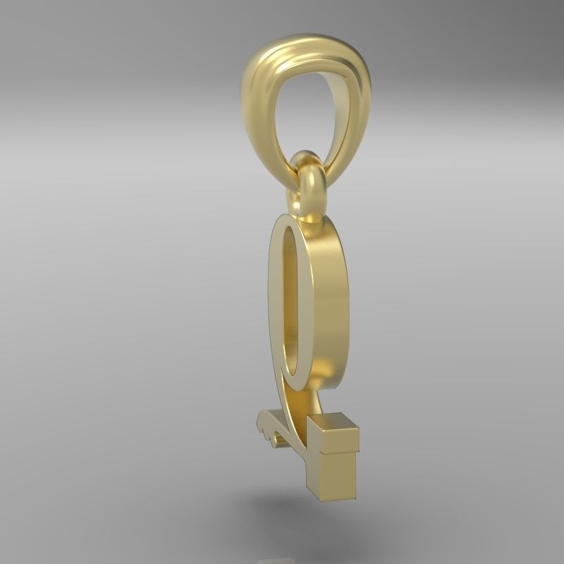 Decorative Letter Z 3D print model_13