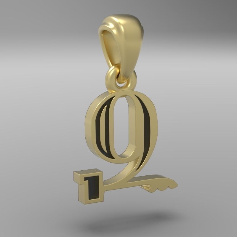 Decorative Letter Z 3D print model_17