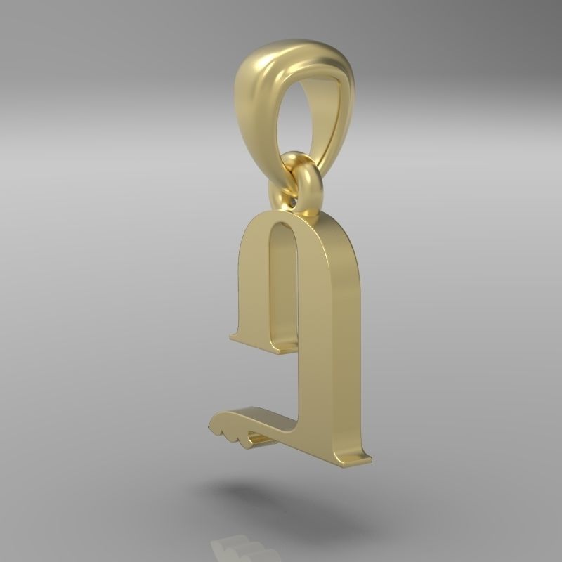 Decorative Letter Y 3D print model_12