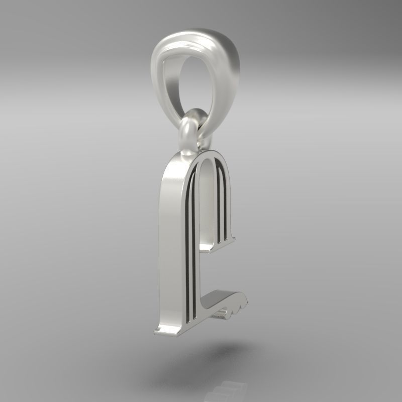 Decorative Letter Y 3D print model_26