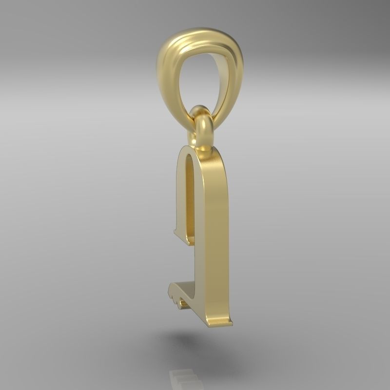 Decorative Letter Y 3D print model_13