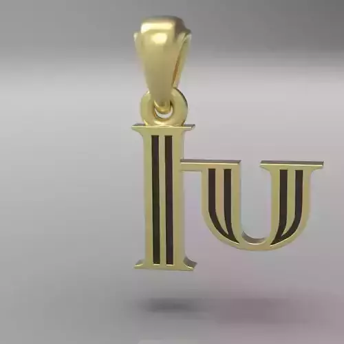 Decorative Letter Xh