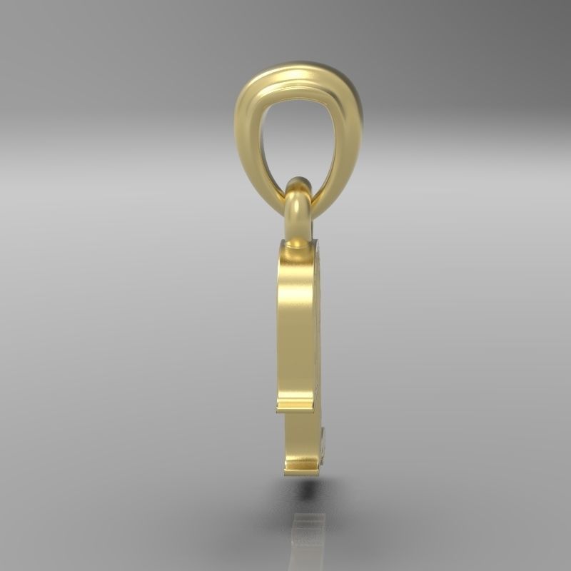 Decorative Letter X 3D print model_19