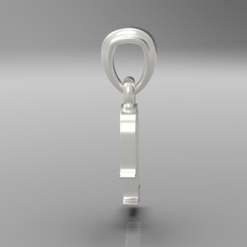 Decorative Letter X 3D print model_18