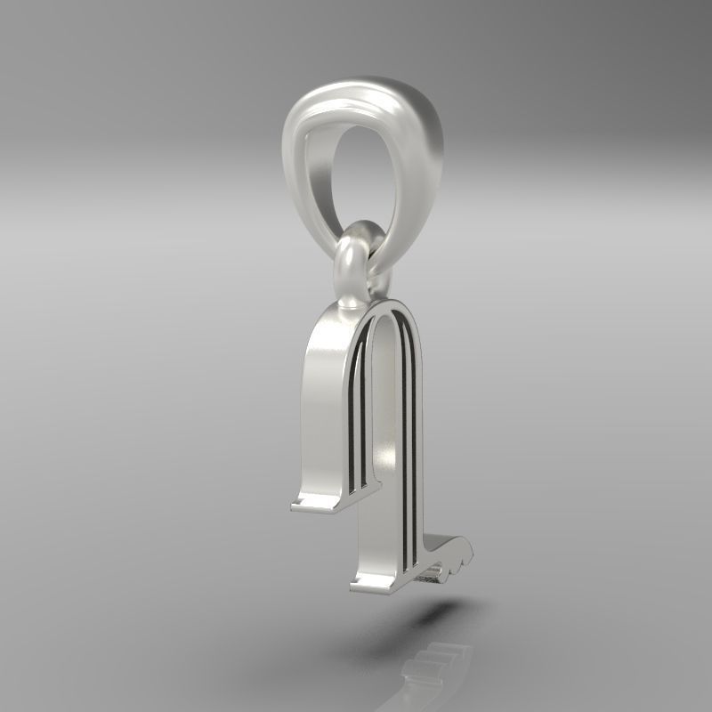 Decorative Letter X 3D print model_20