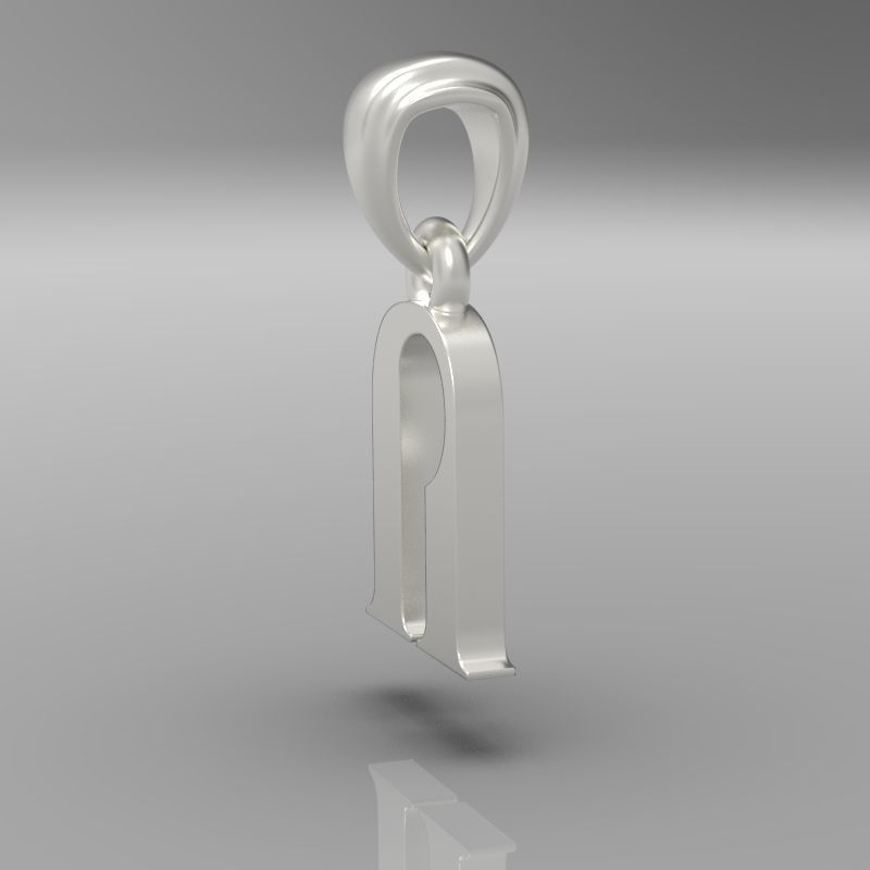 Decorative Letter Vo 3D print model_23