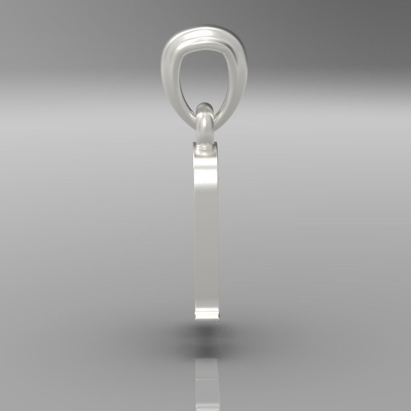 Decorative Letter Vo 3D print model_24