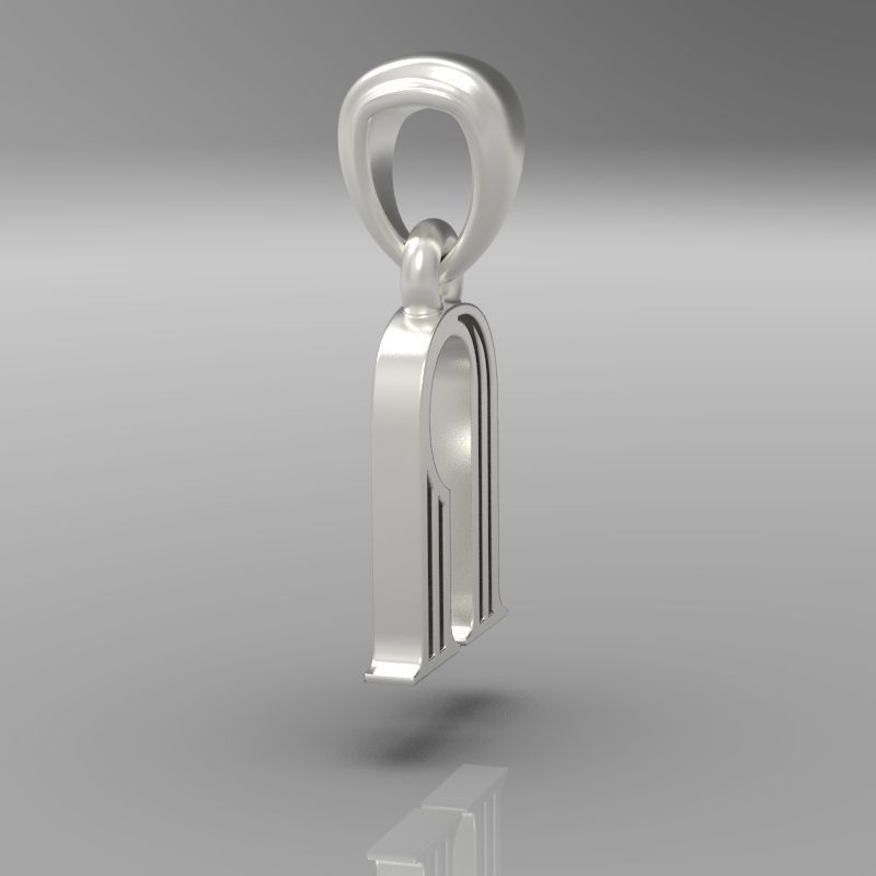 Decorative Letter Vo 3D print model_25