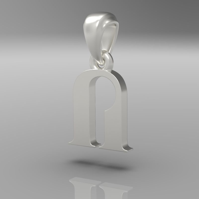 Decorative Letter Vo 3D print model_20