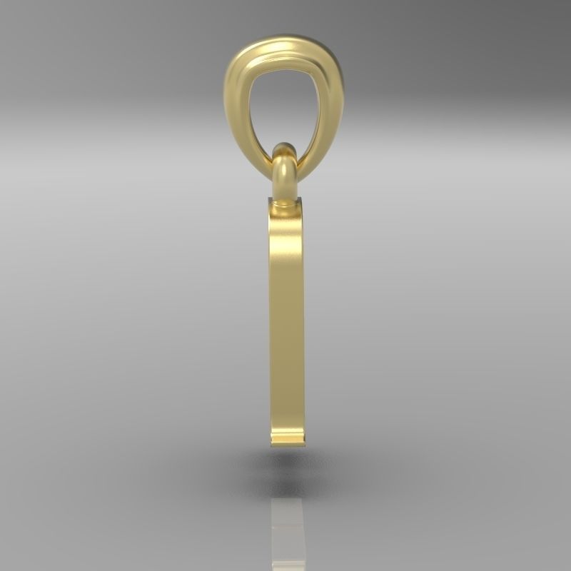 Decorative Letter Vo 3D print model_14