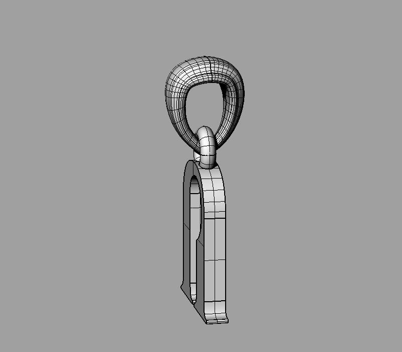 Decorative Letter Vo 3D print model_9