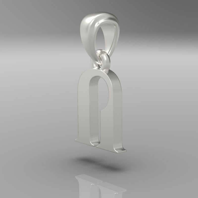 Decorative Letter Vo 3D print model_22