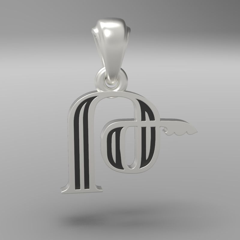Decorative Letter The 3D print model_29