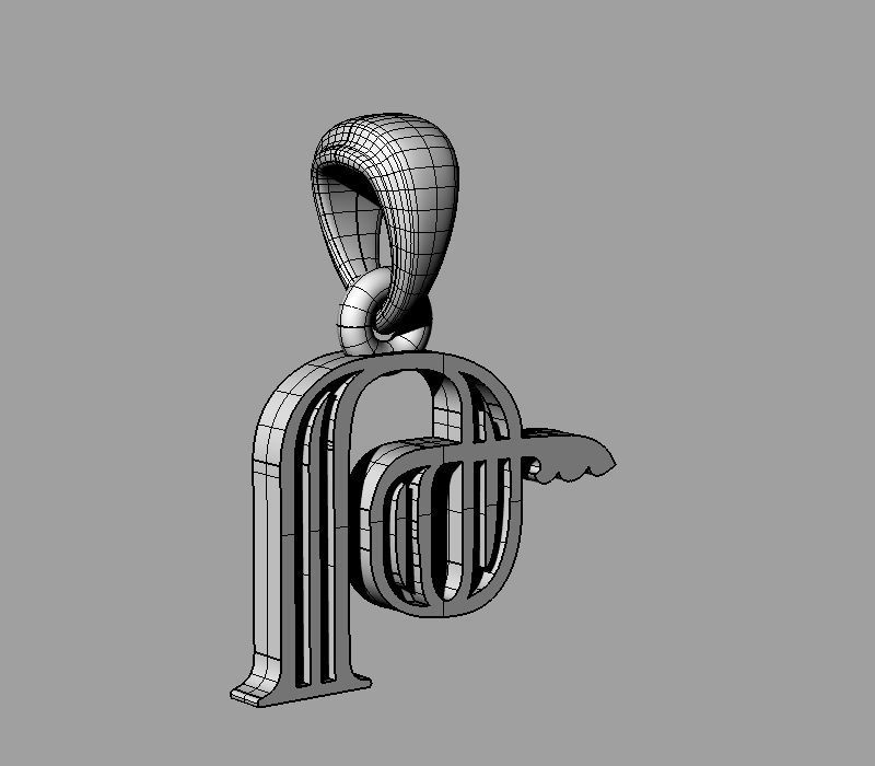 Decorative Letter The 3D print model_1