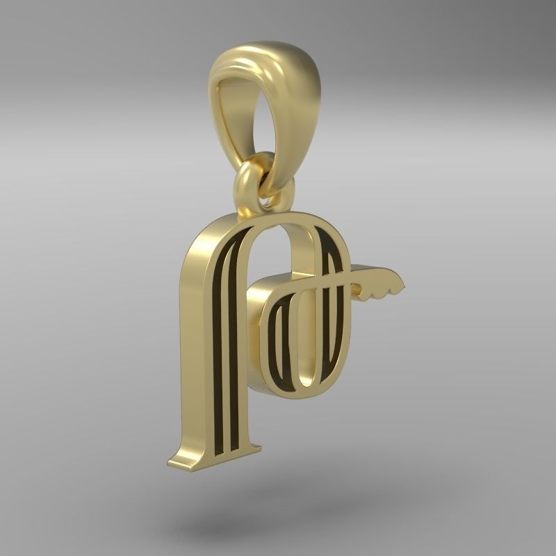 Decorative Letter The 3D print model_16