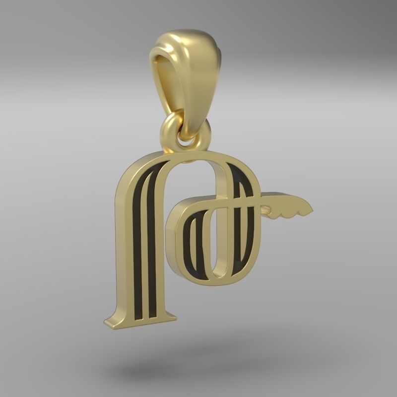 Decorative Letter The 3D print model_17