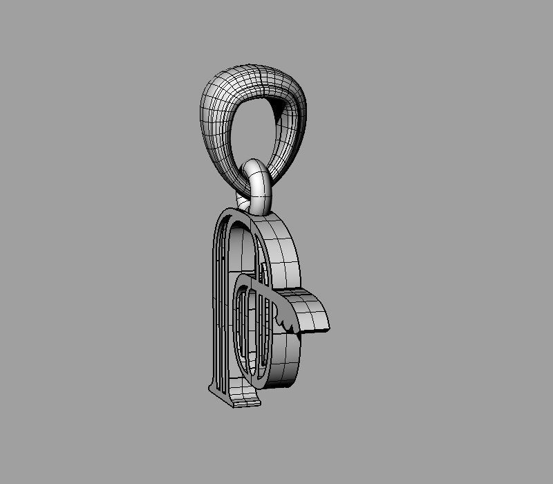 Decorative Letter The 3D print model_4