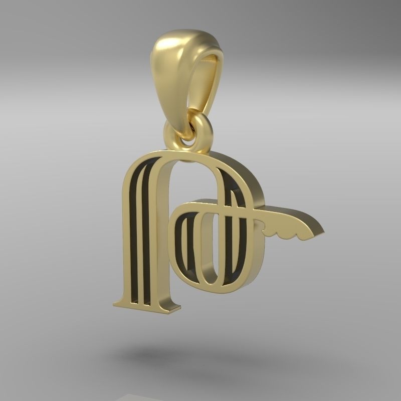 Decorative Letter The 3D print model_19