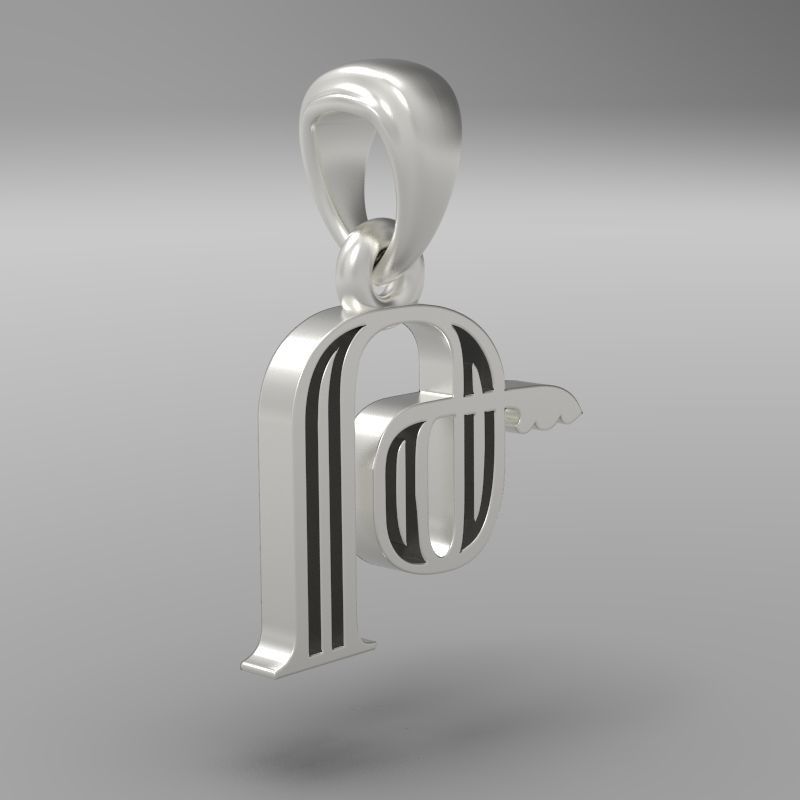 Decorative Letter The 3D print model_27