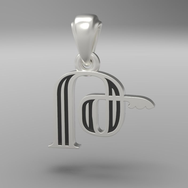 Decorative Letter The 3D print model_21