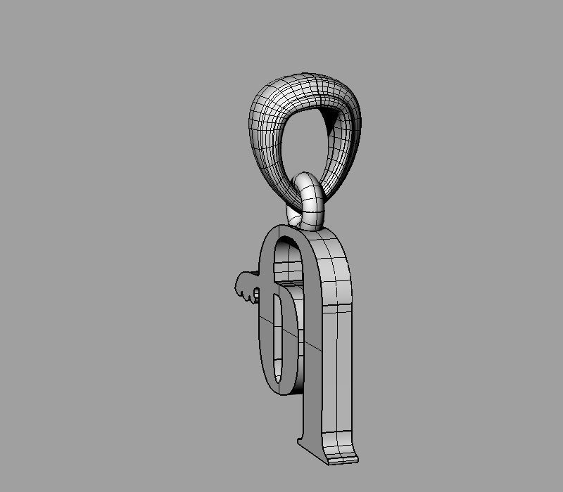 Decorative Letter The 3D print model_9