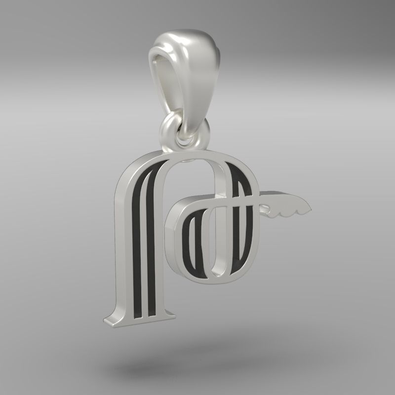Decorative Letter The 3D print model_28