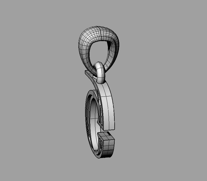 Decorative Letter Sh 3D print model_4