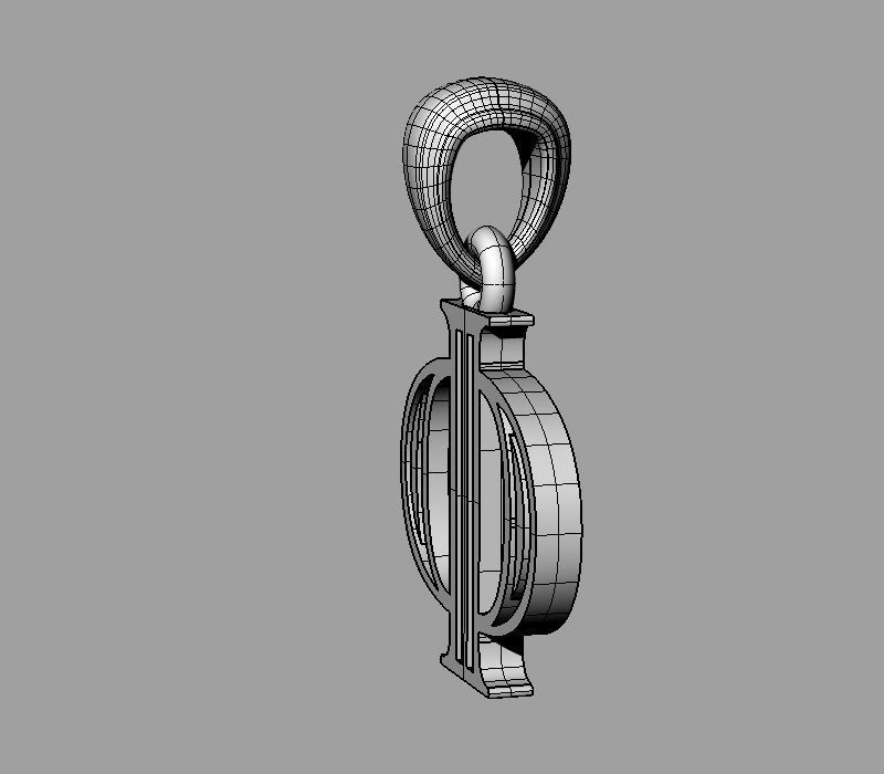 Decorative Letter Ph 3D print model_4