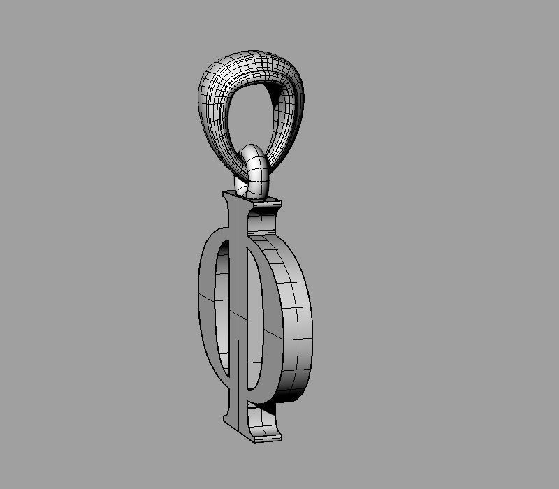 Decorative Letter Ph 3D print model_9