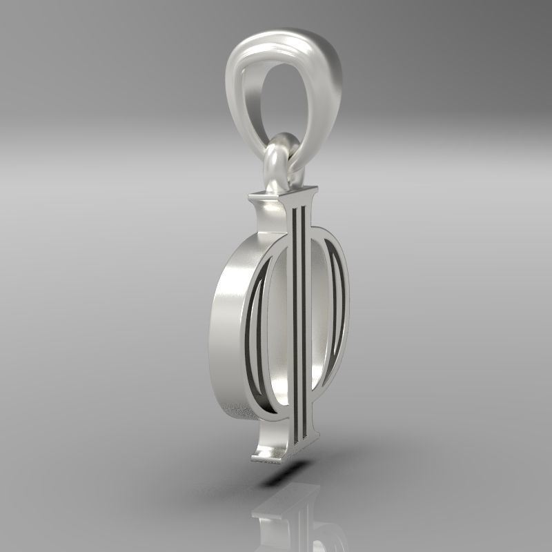 Decorative Letter Ph 3D print model_26