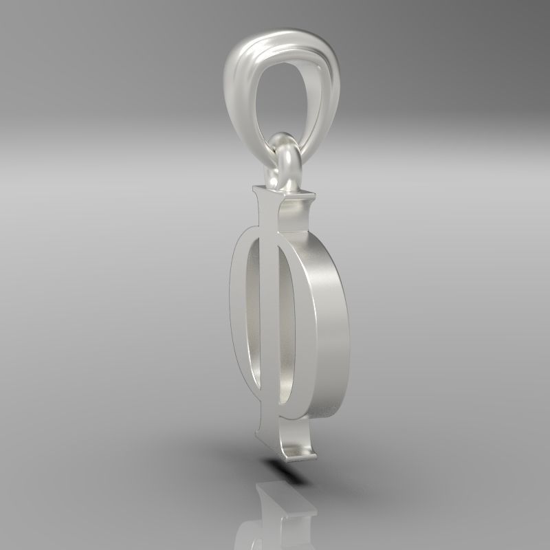 Decorative Letter Ph 3D print model_24