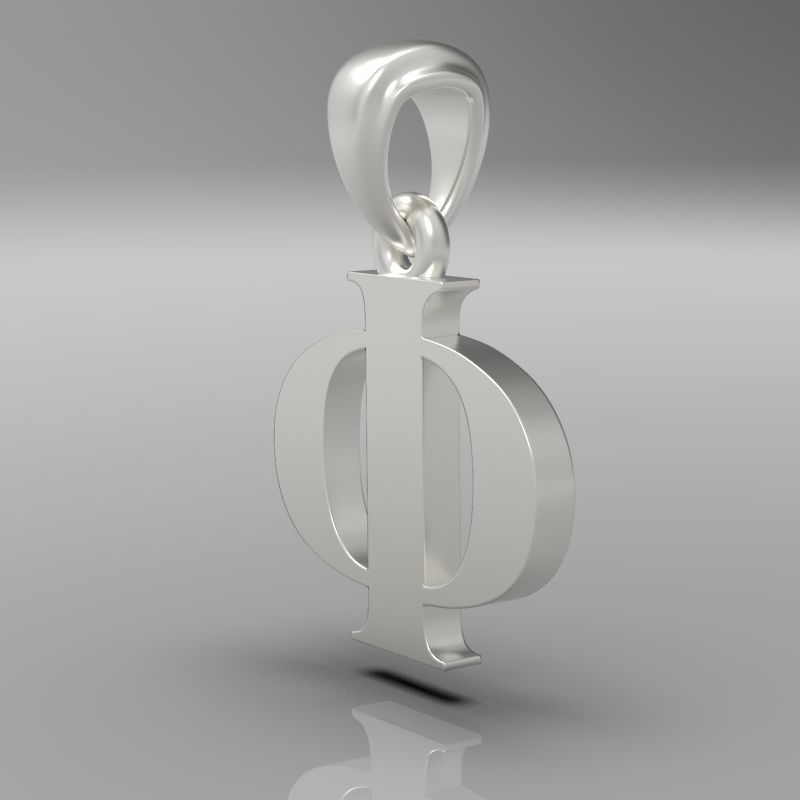 Decorative Letter Ph 3D print model_23