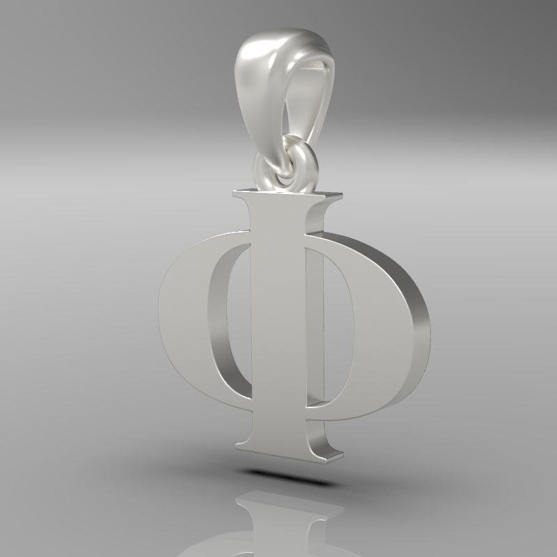 Decorative Letter Ph 3D print model_22