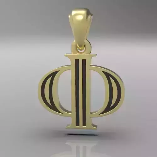 Decorative Letter Ph