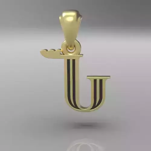 Decorative Letter N