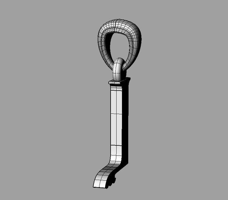 Decorative Letter L 3D print model_6