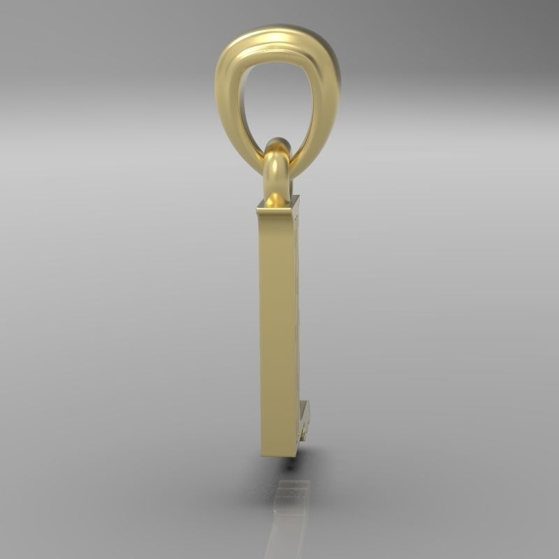 Decorative Letter L 3D print model_19