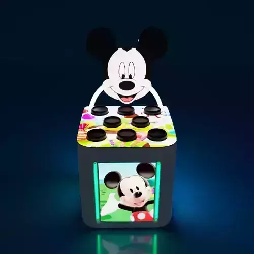 Whack A Mole Machine Model Low-poly 3D model