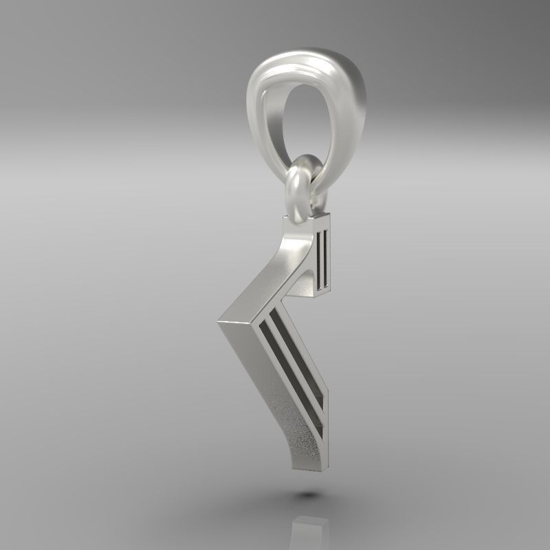 Decorative Letter H 3D print model_20