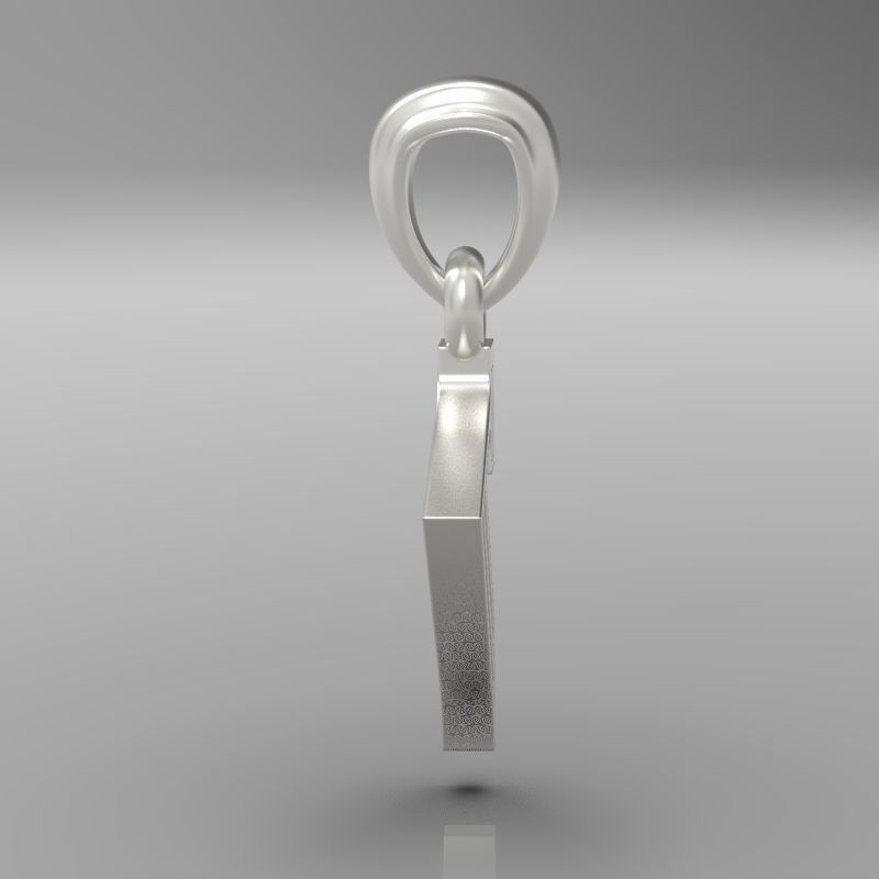Decorative Letter H 3D print model_19