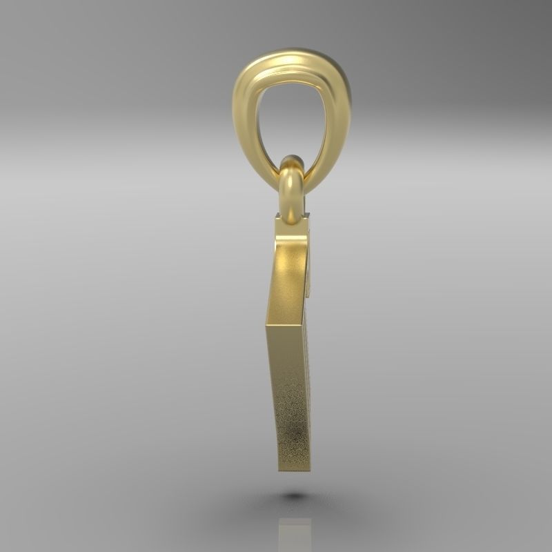 Decorative Letter H 3D print model_18