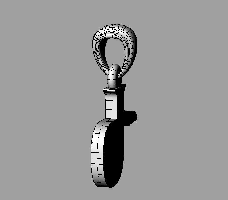 Decorative Letter Ge 3D print model_10