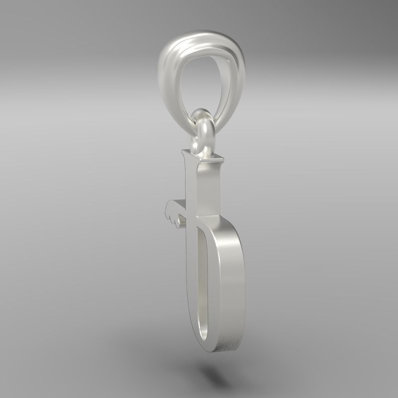 Decorative Letter Ge 3D print model_24