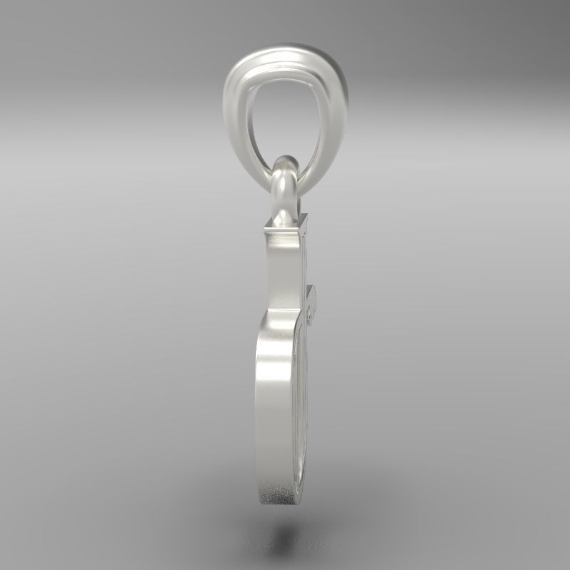 Decorative Letter Ge 3D print model_25