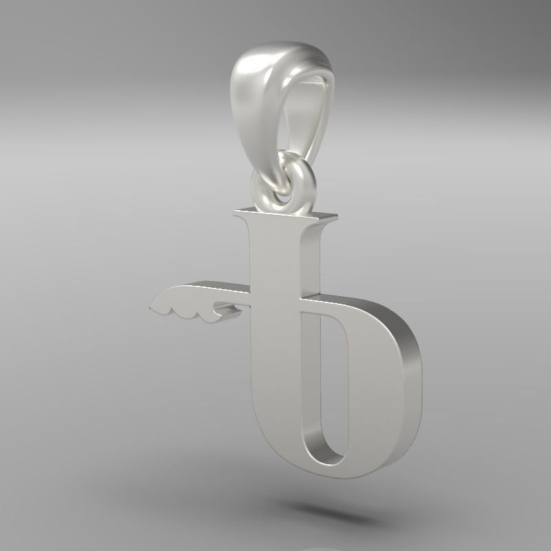 Decorative Letter Ge 3D print model_22