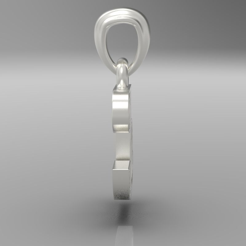 Decorative Letter F 3D print model_25