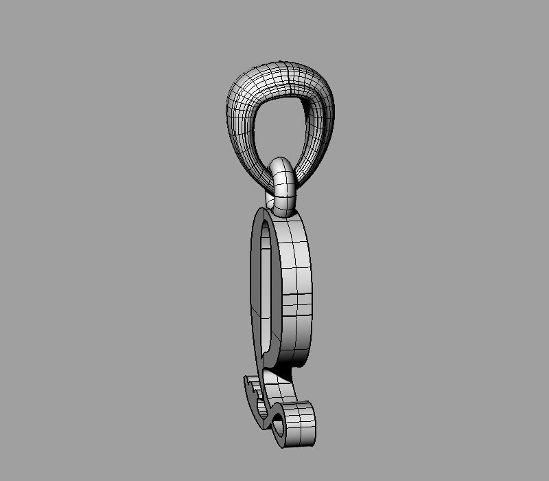 Decorative Letter Dj 3D print model_9