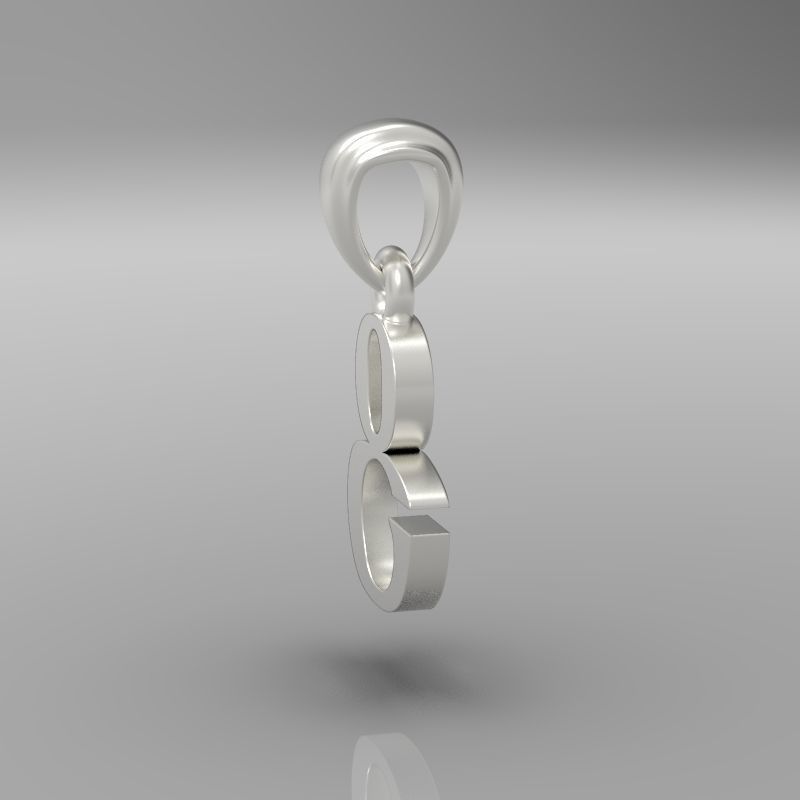 Decorative Letter C 3D print model_24