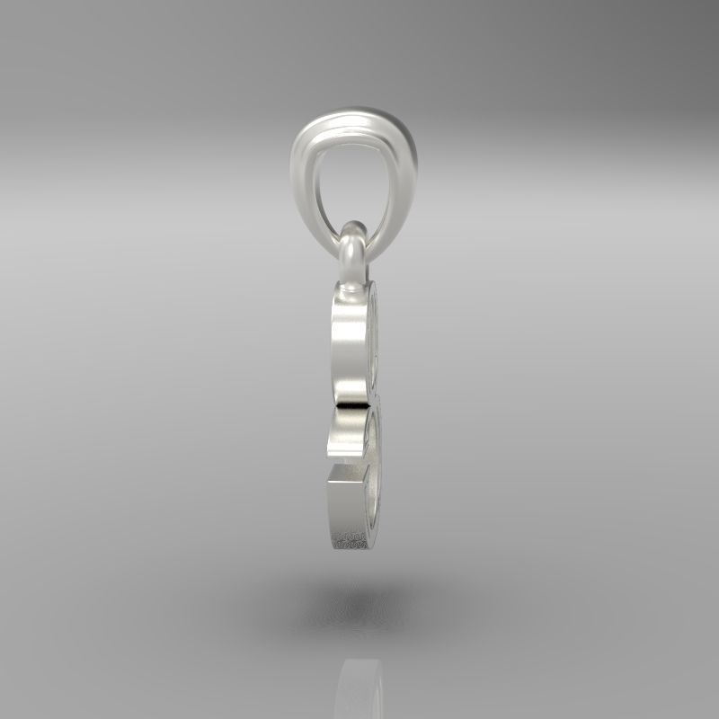 Decorative Letter C 3D print model_25